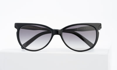 Wink & Nod Valentina sunglasses in Classic Black — handcrafted Italian acetate frame, photo 1 of 3