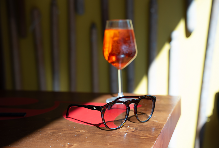 Wink & Nod Roma sunglasses in Havana (Ambra) — handcrafted Italian acetate frame, photo 9 of 12