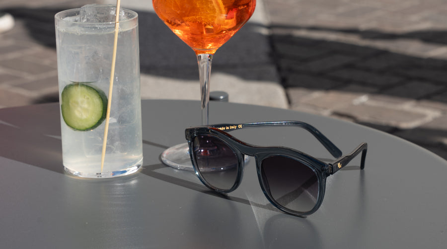 Wink & Nod Venice sunglasses in Classic Black (Noir) — handcrafted Italian acetate frame, photo 5 of 11