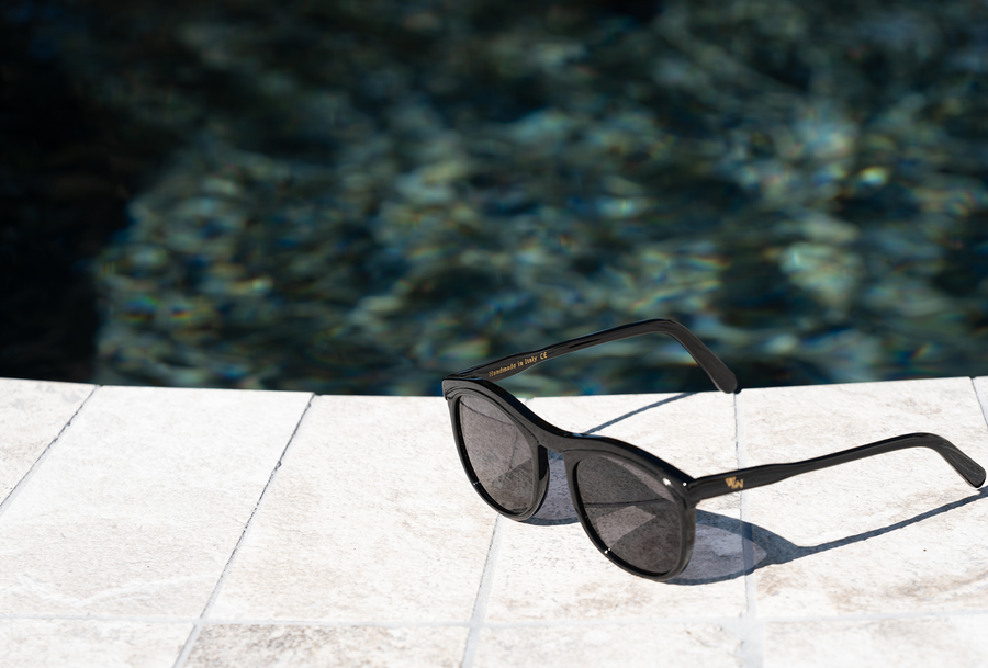 Wink & Nod Venice sunglasses in Classic Black (Noir) — handcrafted Italian acetate frame, photo 11 of 11