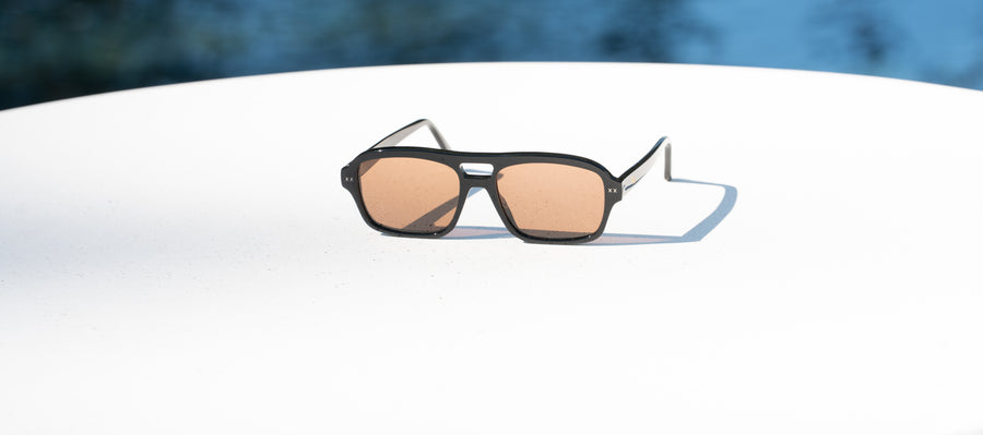 Wink & Nod Milano sunglasses in Classic Black (Noir) — handcrafted Italian acetate frame, photo 4 of 6