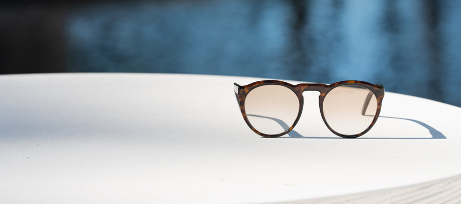 Wink & Nod Roma sunglasses in Havana (Ambra) — handcrafted Italian acetate frame, photo 5 of 12